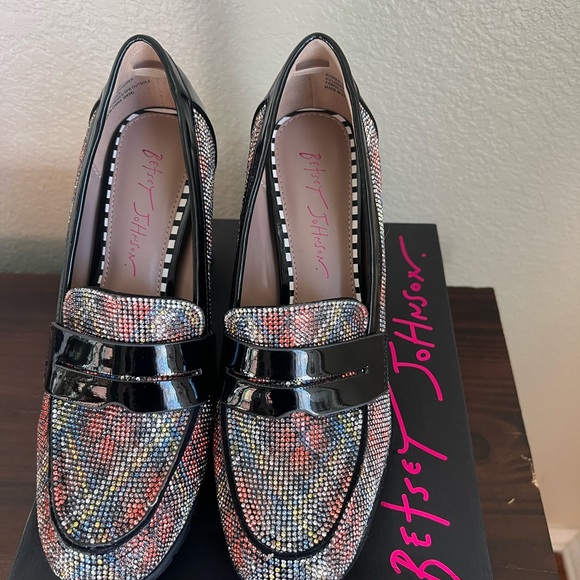 Betsey Johnson Shoes - Betsey Johnson Women's Multicolor Heeled loafers